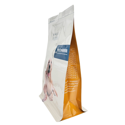 Beli 2.5KG Custom Printing Foil Lining Flat Bottom Pet Dog Cat Treat Food Bag Resealable Pet Dog Stand Up Bag dengan Zipper online manufacture