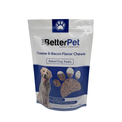 Beli 16oz Plastik Daur Ulang Dog Treats Custom Dog Food Bags Dengan Zipper Dan Jendela online manufacture
