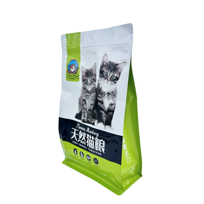 Beli Custom Logo Heavy Duty Large Flat Bottom Pet Food Bags With Zipper Untuk Makanan Hewan Kucing online manufacture