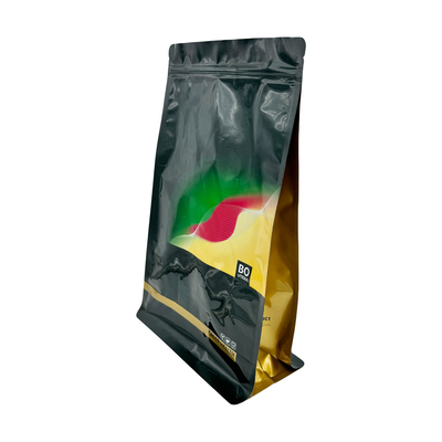 Beli 2.5kg Custom Shiny Golden Heavy Duty Strong Aluminium Foil Metal Reselasable Square Bottom Dry Dog Food Packaging Bag online manufacture