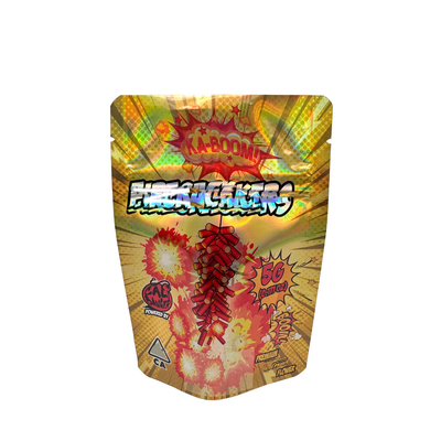 Beli Tas Holographic Cerah Custom Kemasan 3,5 Gram Kantong Berdiri Dengan Zipper Proof Anak online manufacture