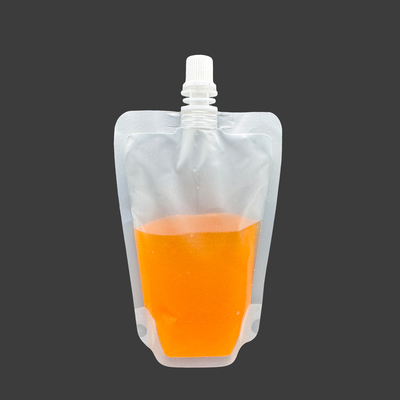 Beli Plastik Mat transparan berdiri atas BPA bebas Spout kantong kantong untuk susu jus kopi online manufacture