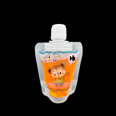 Beli BPA Bebas Berguna Lagi Matte Clear Custom Printed Spout Bags / Eco Friendly Spout Bags online manufacture