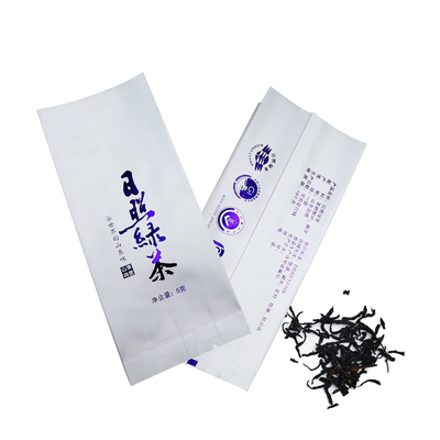 Beli Custom Printed Air Tight Back Middle Seal Gusset Bag Packaging With Tear Notch Untuk Kemasan Teh Daun Lolos online manufacture