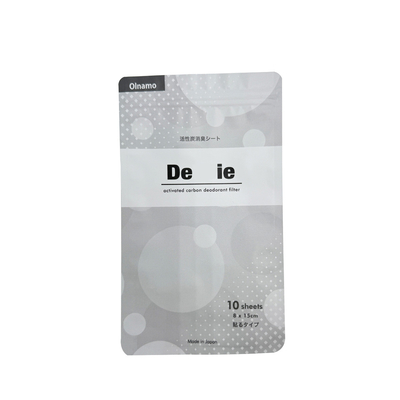 Beli Matte Grey Aluminium Foil Laminated 3 Side Seal Flat Bag Dengan Zipper online manufacture