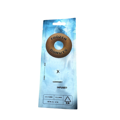 Beli Matte Metallic Shinny 2 G Mylar 3 Side Seal Bag dengan Hanging Hole Custom Logo online manufacture