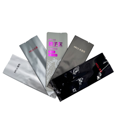 Beli Warna Grey Silver Side Gusset Packaging Airtight Light Proof Metallic Mylar Back Sealing Green Tea Packaging Bags online manufacture