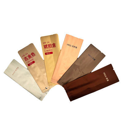 Beli Golden Color Gusset Packaging Bag Bau Proof Airtight Heat Sealable Printed Gusset Bags Untuk Teh Lolos online manufacture
