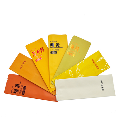 Beli Warna Kuning anti bau kedap udara Matte Mylar Back Panas disegel Sisi Gusset Tas Aluminium Untuk Teh online manufacture