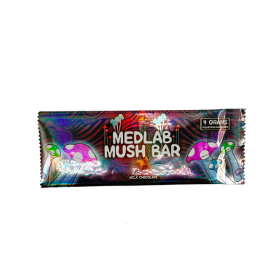 Beli 4 Gram Holographic Fin Seal Bag dengan Jagged Tear Notch di bagian atas bawah untuk Susu Cokelat Bar Jamur Candy Packaging online manufacture