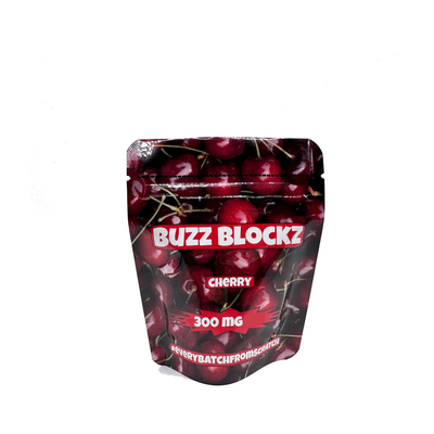 Beli 3.5 Custom Digital Printed Ziplock Top Foil Lining Stand Up Mylar Bags untuk Cherry Flavor Candy Gummies Packaging online manufacture