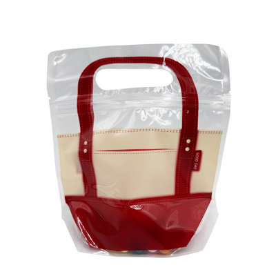 Beli Tas Desain Plastik Stand Up Zipper Tas Untuk Pengemasan Makanan Kue Permen Buah online manufacture