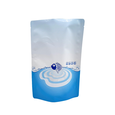 Beli 120mikron Foil Coating Blue Food Custom Stand Up Bags Untuk Pengemasan Makanan Segar Dan Beraroma online manufacture