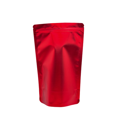 Beli Aluminium foil dilapisi Matte Red Stand Up Ziplock Bag untuk penyimpanan makanan online manufacture