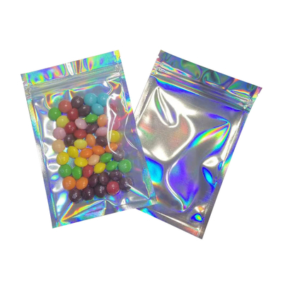 Beli 6x9 Inch Proof Bau Flat Foil Resalable Holographic Mylar Zipper Bags untuk pesta Favor Penyimpanan Makanan Pengemasan Makanan online manufacture