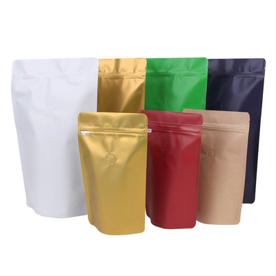 Beli Premium Stand Up Coffee Bags dengan Desgasing Valve untuk Kopi Biji, Kopi Tumis, Daun Teh Kemasan online manufacture