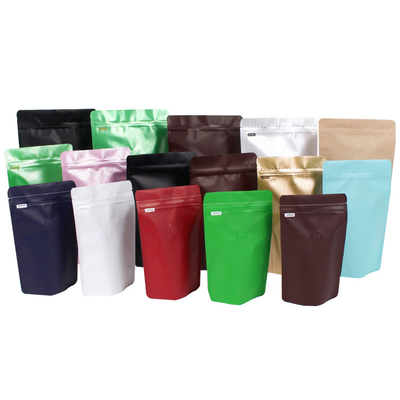 Beli Kantong kopi yang kedap udara yang dapat ditutup kembali dengan foil aluminium dengan katup degassing online manufacture