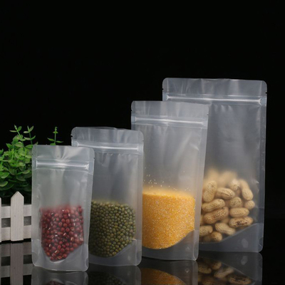 Beli Matte Clear Stand Up Bag Dengan Zipper Glossy 110mikron Per Side Proof Light online manufacture