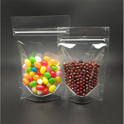 Beli Crystal Clear Stand Up Bags dengan Zipper Lock untuk Buah Kering, Kacang-kacangan, Sarapan, Kemasan Makanan Manis online manufacture