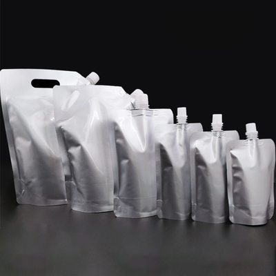 Beli Watertight Aluminium Foil Stand Up Liquid Spouted Bags dengan Printing online manufacture