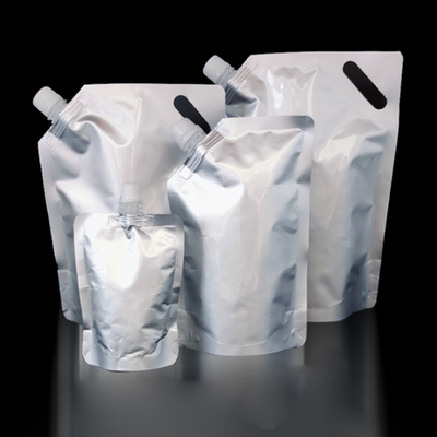 Beli Fleksibel Liquid Stand Up Spouted Bags dengan Konstruksi PET/AL/RCPP untuk Makanan Bayi, Susu, Kemasan Minuman online manufacture