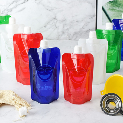 Beli Kantong Selang Panas Stand Up Spout yang dapat disesuaikan untuk alkohol dewasa, bir, minuman Kemasan minuman online manufacture