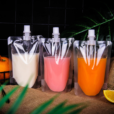 Beli Kantong tabung berdiri dengan tutup tutup yang dapat digunakan kembali untuk kemasan minuman online manufacture