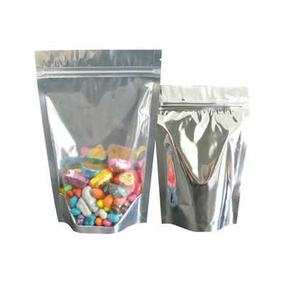 Beli Digital Printing Front Clear Foil Backed Stand Up Bag dengan Heat Seal untuk Pengemasan Makanan Ringan online manufacture