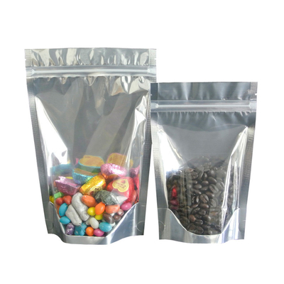 Food Grade Aluminium Foil Stand Up Bag untuk Pengemasan Makanan 120mikron per sisi