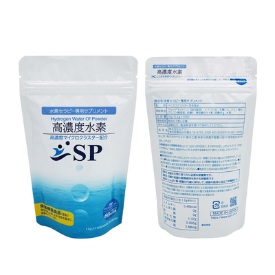 High Barrier Aluminium Laminated Foil Stand Up Pouch Untuk Penyimpanan Hidrogen