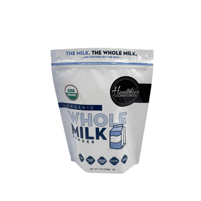 Custom Digital Printed Aluminium Laminated Stand Up Bags dengan Ziplock untuk Kemasan Serbuk Susu Seluruh