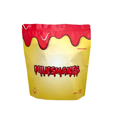 High Barrier 1lb Foil Laminated Stand Up Bag With Zipper Untuk Candy Gum Cookie Food Packaging
