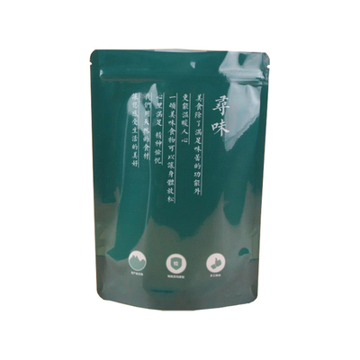 Plastik Laminate Aluminium Foil Custom Stand Up Bags Untuk Loose Leaf Tea Flower Tea Green Tea Red Tea Packaging