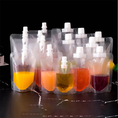 Custom Order Gravure Printing Spout Bags dengan Seal Panas dan Handle Permukaan
