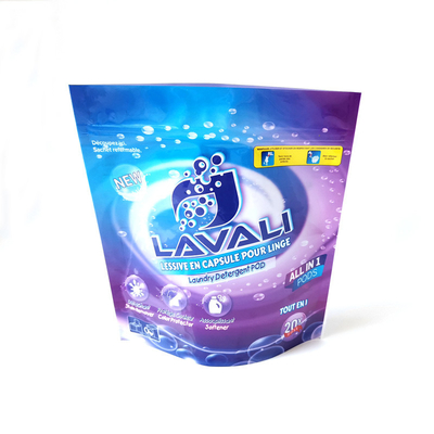 Custom Eco Friendly EVOH PE Kantong berdiri dengan ziplock yang dapat didaur ulang